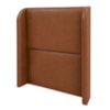 Cabeceira Solteiro 100 cm Com Frame Imperial Corino Avelã Camel IMPO