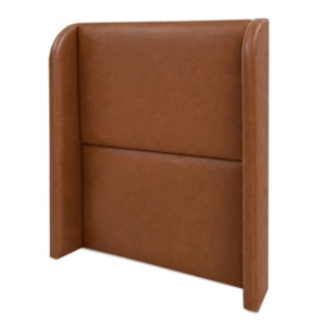 Cabeceira Solteiro 100 cm Com Frame Imperial Corino Avelã Camel IMPO