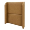Cabeceira Solteiro 100 cm Com Frame Imperial Corino Whisky IMPO
