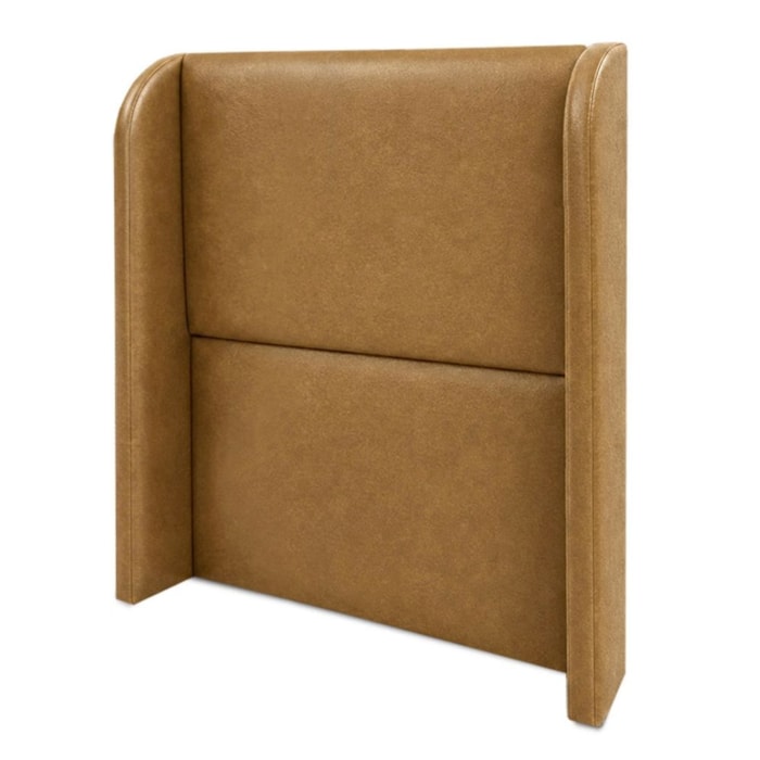 Cabeceira Solteiro 100 cm Com Frame Imperial Corino Whisky IMPO