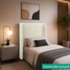 Cabeceira Solteiro 100 cm Com Frame Imperial Linho Bege IMPO
