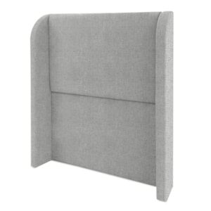 Cabeceira Solteiro 100 cm Com Frame Imperial Linho Cinza IMPO