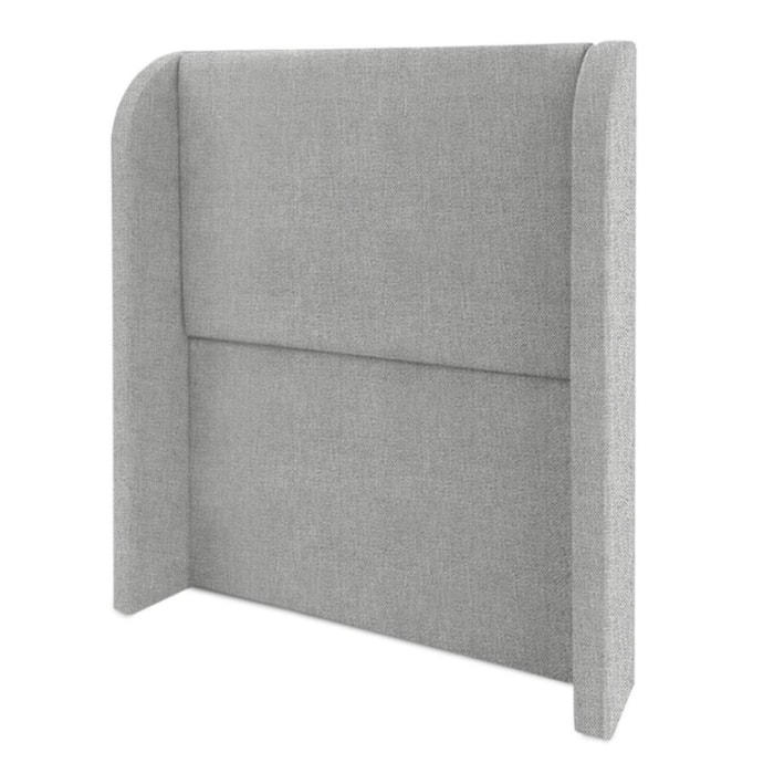 Cabeceira Solteiro 100 cm Com Frame Imperial Linho Cinza IMPO