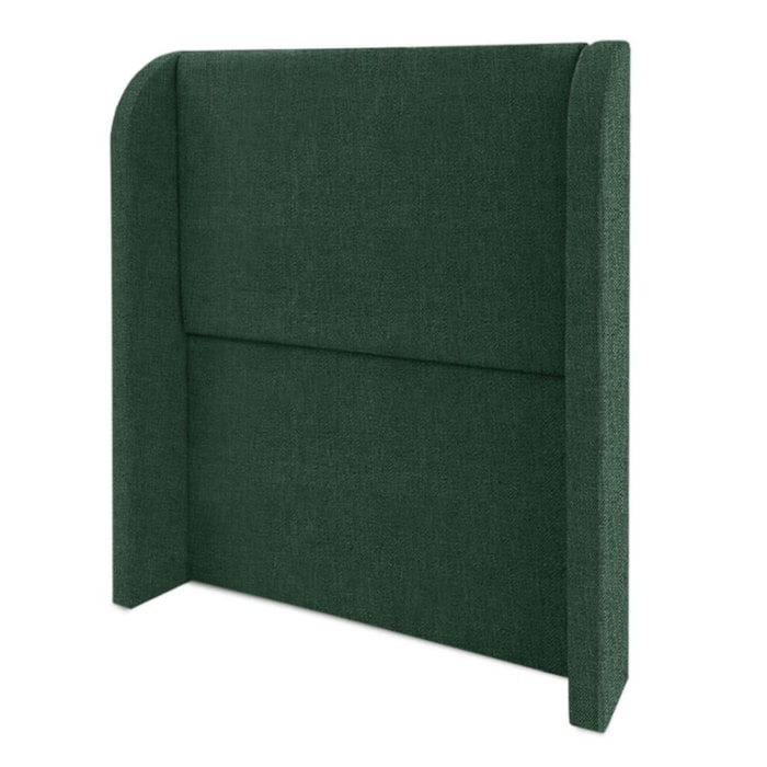 Cabeceira Solteiro 100 cm Com Frame Imperial Linho Verde Musgo IMPO