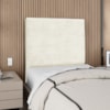 Cabeceira Solteiro 100 cm Com Frame Luna Boucle Bege Artte