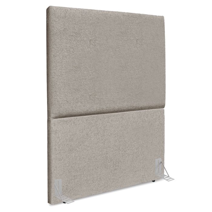 Cabeceira Solteiro 100 cm Com Frame Luna Boucle Bege Escuro Artte