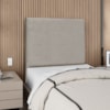 Cabeceira Solteiro 100 cm Com Frame Luna Boucle Bege Escuro Artte