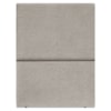 Cabeceira Solteiro 100 cm Com Frame Luna Boucle Bege Escuro Artte