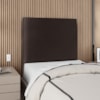Cabeceira Solteiro 100 cm Com Frame Luna Corino Marrom Artte