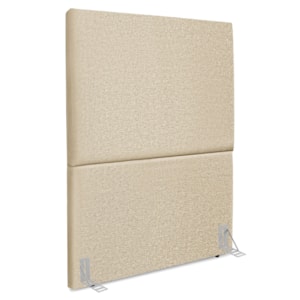 Cabeceira Solteiro 100 cm Com Frame Luna Linho Bege Artte