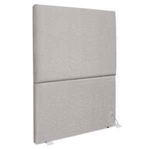 Cabeceira Solteiro 100 cm Com Frame Luna Linho Cinza Artte