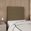 Cabeceira Solteiro 100 cm Com Frame Luna Linho Marrom Artte