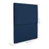 Cabeceira Solteiro 100 cm Com Frame Luna Suede Azul Marinho Artte