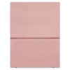 Cabeceira Solteiro 100 cm Com Frame Luna Suede Rosa Artte