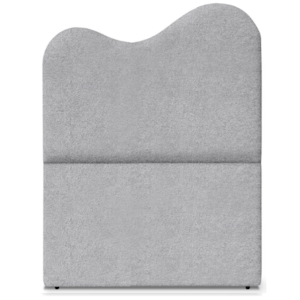 Cabeceira Solteiro 100 cm Com Frame Selena Boucle Cinza Artte