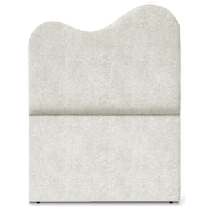 Cabeceira Solteiro 100 cm Com Frame Selena Boucle Prata Artte