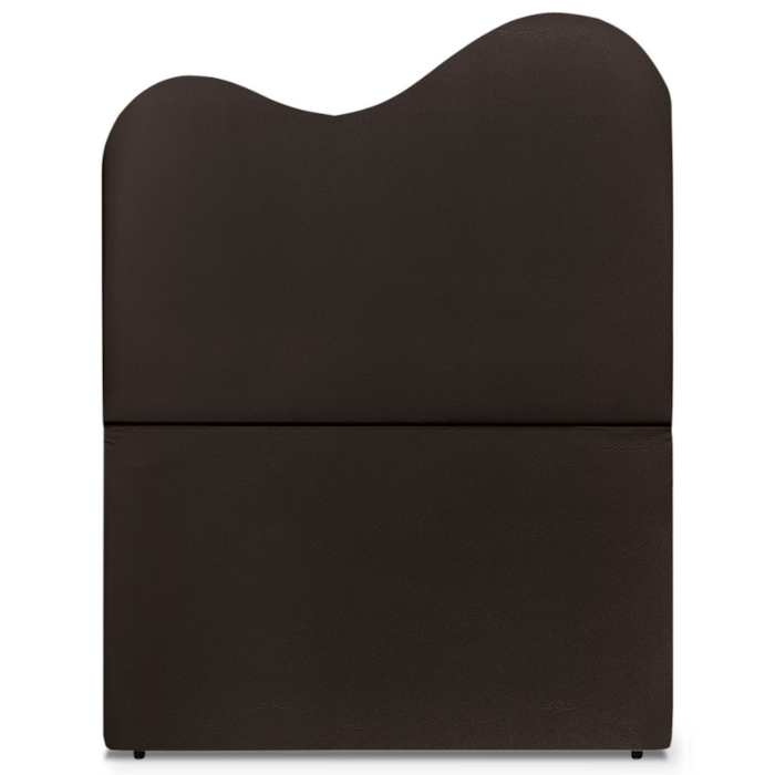 Cabeceira Solteiro 100 cm Com Frame Selena Corino Marrom Artte