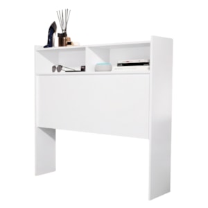 Cabeceira Solteiro 2 Nichos MDF 95 cm Melissa Branco Decmade
