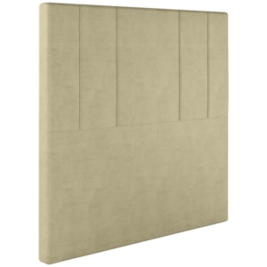 Cabeceira Solteiro 88 cm Madrid Veludo Bege Soon Cabeceira Solteiro 88 cm Madrid Veludo Bege Soon