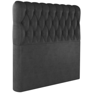 Cabeceira Solteiro 88 cm Vegas Veludo Preto Soon Cabeceira Solteiro 88 cm Vegas Veludo Preto Soon