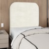 Cabeceira Solteiro 90 cm Com Frame Alana Boucle Bege Artte