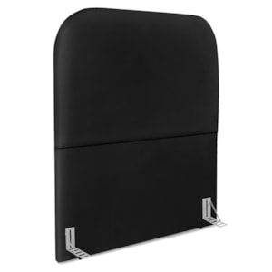 Cabeceira Solteiro 90 cm Com Frame Alana Corino Preto Artte