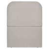 Cabeceira Solteiro 90 cm Com Frame Alana Linho Cinza Artte