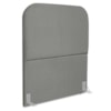 Cabeceira Solteiro 90 cm Com Frame Alana Linho Cinza Escuro Artte