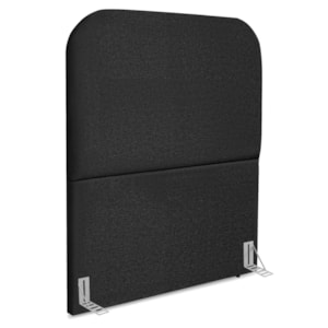 Cabeceira Solteiro 90 cm Com Frame Alana Linho Preto Artte
