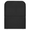 Cabeceira Solteiro 90 cm Com Frame Alana Linho Preto Artte
