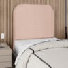 Cabeceira Solteiro 90 cm Com Frame Alana Linho Rose Artte