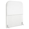 Cabeceira Solteiro 90 cm Com Frame Alana Suede Branco Artte