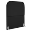 Cabeceira Solteiro 90 cm Com Frame Alana Suede Preto Artte
