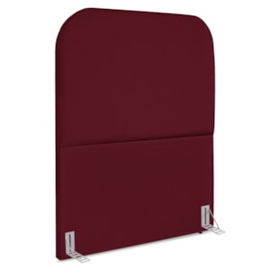 Cabeceira Solteiro 90 cm Com Frame Alana Suede Vinho Artte