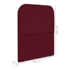 Cabeceira Solteiro 90 cm Com Frame Alana Suede Vinho Artte