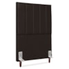 Cabeceira Solteiro 90 cm Com Frame Carla Corino Marrom Artte