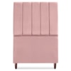 Cabeceira Solteiro 90 cm Com Frame Carla Suede Rosa Artte