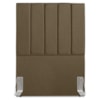 Cabeceira Solteiro 90 cm Com Frame Dalia Linho Marrom Artte