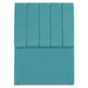 Cabeceira Solteiro 90 cm Com Frame Dalia Suede Azul Turquesa Artte