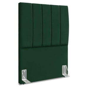 Cabeceira Solteiro 90 cm Com Frame Dalia Suede Verde Artte