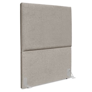 Cabeceira Solteiro 90 cm Com Frame Luna Boucle Bege Escuro Artte