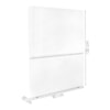 Cabeceira Solteiro 90 cm Com Frame Luna Corino Branco Artte