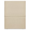 Cabeceira Solteiro 90 cm Com Frame Luna Linho Bege Artte