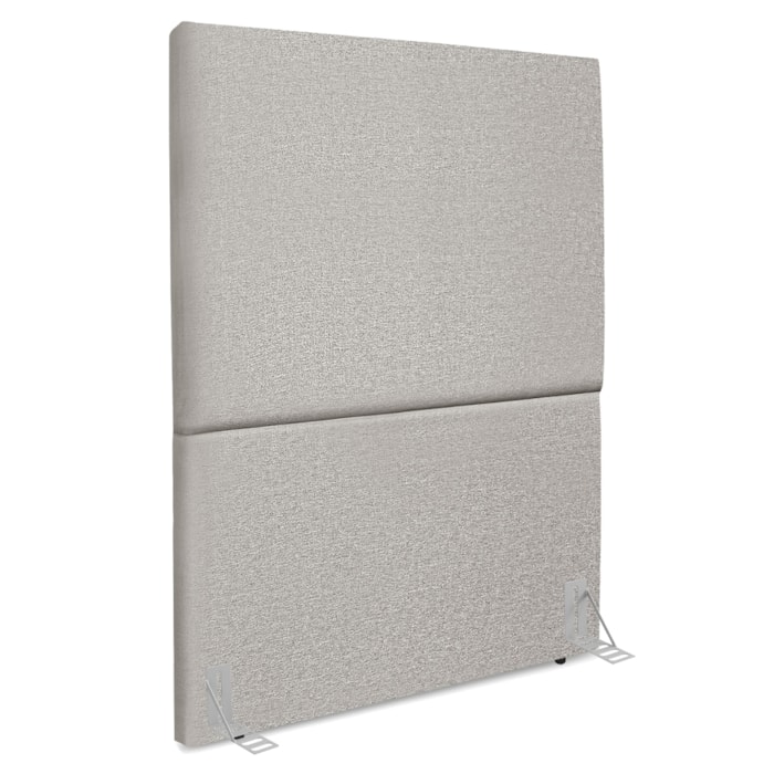 Cabeceira Solteiro 90 cm Com Frame Luna Linho Cinza Artte