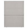 Cabeceira Solteiro 90 cm Com Frame Luna Linho Cinza Artte