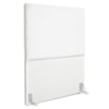 Cabeceira Solteiro 90 cm Com Frame Luna Suede Branco Artte