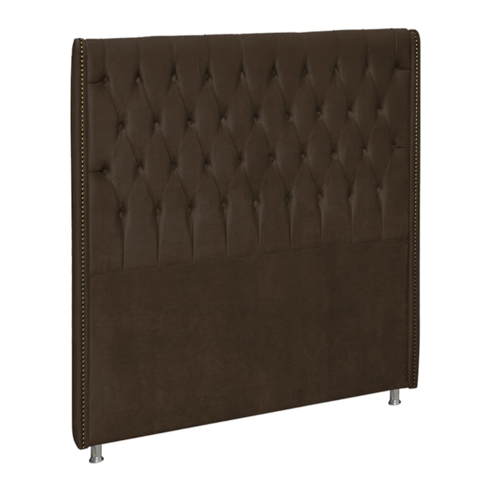 Cabeceira Solteiro 90 cm Firezz Veludo SL 942 Peer