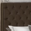 Cabeceira Solteiro 90 cm Firezz Veludo SL 942 Peer
