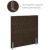 Cabeceira Solteiro 90 cm Firezz Veludo SL 942 Peer