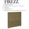 Cabeceira Solteiro 90 cm Firezz Veludo SL 945 Peer